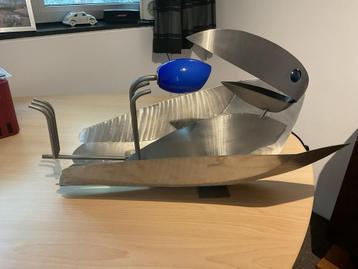 Design Wandlamp Vogel RVS beschikbaar voor biedingen