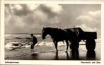 Noordwijk aan Zee - Schelpenvisser (1959), Verzenden, 1940 tot 1960, Gelopen, Zuid-Holland