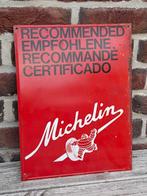Michelin blikken reclamebord / Recommended banden, Ophalen of Verzenden, Zo goed als nieuw, Reclamebord