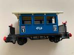 Playmobil vintage treinwagon blauw 4100, Ophalen of Verzenden, Gebruikt, Los playmobil