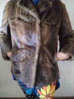 prachtige  echte bontjas, Ophalen of Verzenden, Zo goed als nieuw, Maat 38/40 (M), Bruin