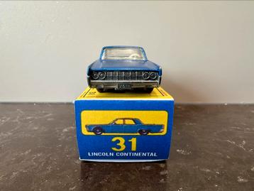 Matchbox 31C Lincoln Continental & box