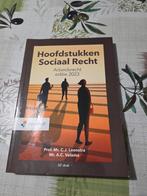 Hoofdstukken Sociaal Recht - Arbeidsrecht editie 2023, Alpha, HBO, Ophalen of Verzenden, Prof. Mr. C.J. Loonstra, Mr. A.C. Velema