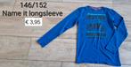 146/152 Zgan Name it longsleeve met motorprint, Ophalen of Verzenden, Zo goed als nieuw, Name IT, Shirt of Longsleeve