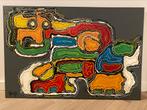 Schilderij 80x120., Antiek en Kunst, Kunst | Schilderijen | Abstract, Ophalen