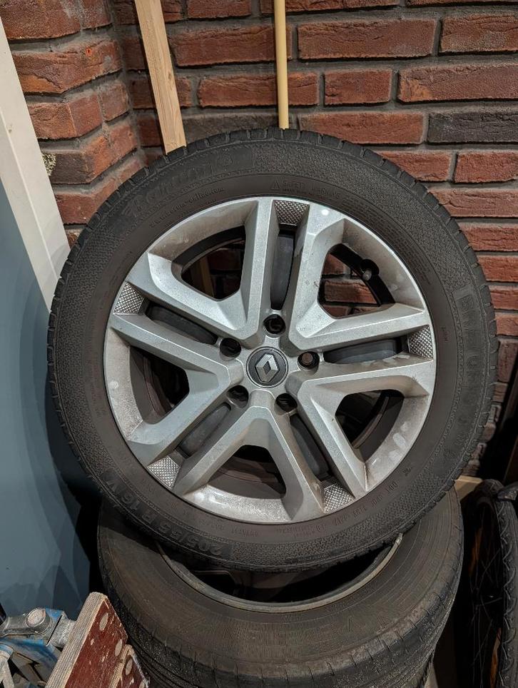 4x Zomerbanden op stalen velgen 205/55 R16, Auto-onderdelen, Overige Auto-onderdelen, Audi, Ford, Opel, Renault, Seat, Toyota