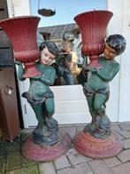 Gietijzeren Tuinbeelden - Set van 2, Tuin en Terras, Tuinbeelden, Ophalen, Nieuw, Metaal