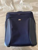 Samsonite handbagage koffer blauw goede staat, Wieltjes, Gebruikt, 50 tot 60 cm, Hard kunststof