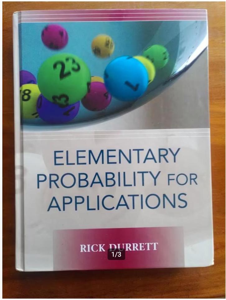 Elementary probability for applications, Boeken, Studieboeken en Cursussen, Zo goed als nieuw, HBO, Beta, Ophalen of Verzenden