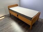 Senioren bed elektrisch verstelbaar, Huis en Inrichting, Slaapkamer | Bedden, Ophalen, Verstelbaar, 90 cm, Bruin