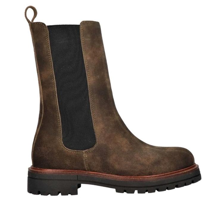 PIEDRO maat 39 leren chelsea-laars kaki - gratis verzenden, Kinderen en Baby's, Kinderkleding | Schoenen en Sokken, Nieuw, Laarzen