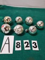 kerstballen zilver vintage 7 stuks [a823], Diversen, Kerst, Ophalen of Verzenden
