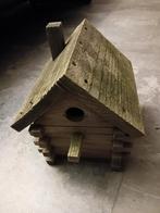 Vogelhuis Blokhut - Massief Hout - Winterverblijf, Tuin en Terras, Ophalen of Verzenden, Gebruikt