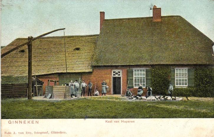 Ginneken - Kaat van Haperen - boerderij - ongelopen, Verzamelen, Ansichtkaarten | Nederland, Ongelopen, Noord-Brabant, Voor 1920