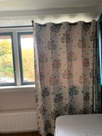 Gordijnen kinderkamer, mooie stof met boompjes en vlinders, Ophalen, Zo goed als nieuw, 200 cm of meer