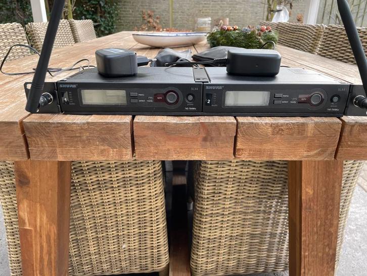 Shure SLX Draadloze Microfoons - Beta 58. Lees beschrijving!, Muziek en Instrumenten, Microfoons, Gebruikt, Zangmicrofoon, Draadloos