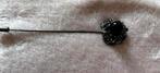 Antieke hoedenspeld met zwarte steen en kleine  steen, Sieraden, Tassen en Uiterlijk, Antieke sieraden, Ophalen of Verzenden, Overige materialen