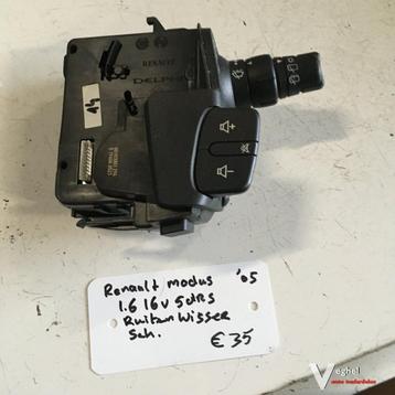Renault Modus 1.6 16v 2005 Ruitenwisser combi schakelaar beschikbaar voor biedingen