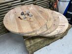 6 STUKS HOUTEN BLADEN ROND 70cm, Doe-het-zelf en Verbouw, Hout en Planken, Ophalen, 25 tot 50 mm, Zo goed als nieuw, Plank