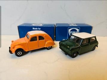 Citroen 2CV & Morris Mini Cooper van Corgi Toys Fina  beschikbaar voor biedingen