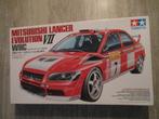 Tamiya Mitsubishi lancer evolution VII WRC, Auto, 1:32 tot 1:50, Ophalen of Verzenden, Zo goed als nieuw