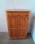 grenenhouten meidenkast, kledingkast, keukenkast wandkast, Gebruikt, 100 tot 150 cm, Landelijk, Grenenhout