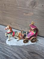 Dickensville paard met koets kerstdorp kersthuisjes, Ophalen of Verzenden, Zo goed als nieuw