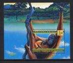 Apen- Ver. Naties Geneve- 1998- Blok, Ophalen of Verzenden, Postfris, Dier of Natuur