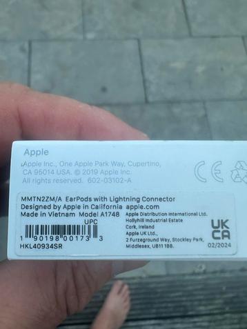 Apple EarPods Lightning - Nieuw in Verpakking beschikbaar voor biedingen