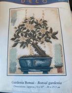 BORDUURPAKKET DMC DECO BONSAÏ GARDENIA, Verzenden, Zo goed als nieuw, Handborduren, Borduurpakket