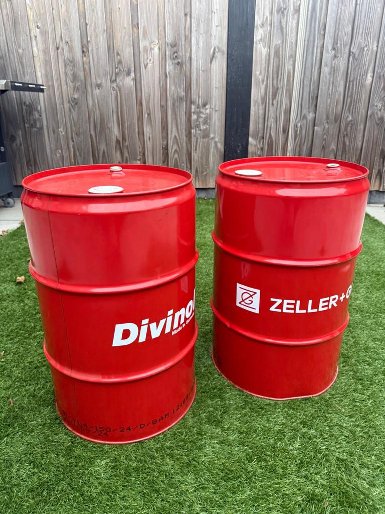 Metalen vat - Vuurton 60 Liter (1 over), Tuin en Terras, Vuurkorven, Ophalen of Verzenden, Gebruikt