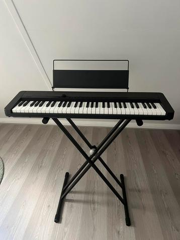 Casio CT-S1 Zwart inclusief standaard, hoes en koptelefoon beschikbaar voor biedingen