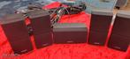 Bose Set dubbele Cube luidsprekers 5x zwart, Overige merken, 70 watt of meer, Ophalen of Verzenden, Zo goed als nieuw