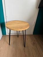 Bijzettafel, Minder dan 55 cm, Rond, Ophalen of Verzenden, Zo goed als nieuw