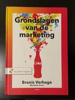 Grondslagen van de marketing, Boeken, Studieboeken en Cursussen, Nieuw, Ophalen of Verzenden, Bronis Verhage, HBO