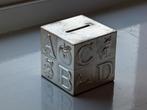 Verzilverde ABC Spaarpot - Kraamcadeau, Ophalen