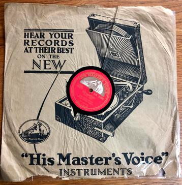 7 stuks 12 inch Vinyl 78 toeren platen en His Master Voice beschikbaar voor biedingen