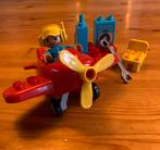 Duplo setje vliegtuig met piloot, Ophalen of Verzenden, Zo goed als nieuw, Duplo