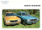 Folder Mazda RX-3 en 818 1973, Boeken, Auto's | Folders en Tijdschriften, Gelezen, Mazda, Verzenden