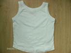 wit mouwloos shirt, Ophalen of Verzenden, Zo goed als nieuw, Meisje, Shirt of Longsleeve