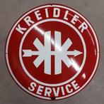 Fraai emaille bord Kreidler. Voor mancave of werkplaats., Ophalen, Zo goed als nieuw, Reclamebord