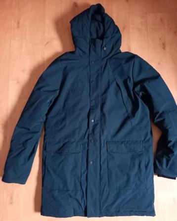 DISTRIKT petrol groene winterjas parka, maat L, 42 44 beschikbaar voor biedingen