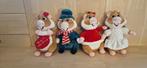 AH Hamster Knuffels - Kerst Collectie - set van 4, Ophalen of Verzenden, Zo goed als nieuw, Overige typen