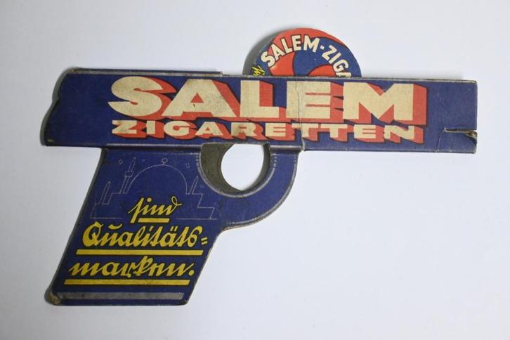 Salem sigaretten reclame item jaren 20-30 duitsland novelty, Verzamelen, Merken en Reclamevoorwerpen, Gebruikt, Overige typen