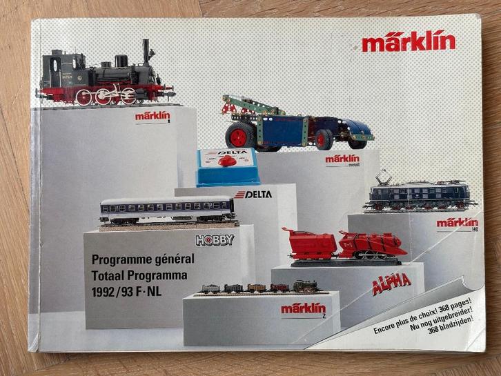 Märklin catalogus 1992, Hobby en Vrije tijd, Modeltreinen | H0, Gebruikt, Boek, Tijdschrift of Catalogus, Wisselstroom, Märklin
