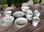Emaille servies Dille en Kamille, Huis en Inrichting, Keuken | Servies, Ophalen, Overige materialen, Zo goed als nieuw, Overige stijlen