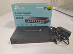 TP-link 8-poort desktop switch, Computers en Software, Netwerk switches, Ophalen of Verzenden, Gebruikt