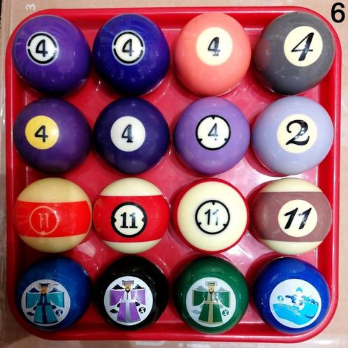 VEEL LOSSE POOL BALLEN PER STUK TE KOOP, Diversen, Kerst, Zo goed als nieuw, Verzenden