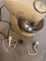 Kenwood patissier keukenmachine beige, 4 liter of meer, Ophalen of Verzenden, Zo goed als nieuw, 3 snelheden of meer