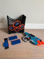 Nerf set, gun, doelwit, pijltjes en polsband., Ophalen of Verzenden, Gebruikt, Jongen of Meisje